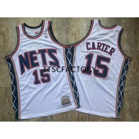 Camiseta Hombre NBA Brooklyn Nets CARTER 15 Retro 2006-07 Mitchellness Blanco Swingman